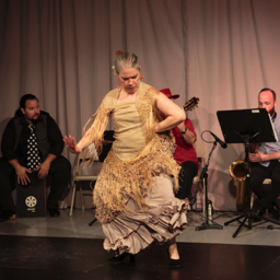 Flamenco Gumbo II 2016. Aurora Reyes dancing 