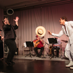 Flamenco Gumbo II 2016. Aurora Reyes, Jose Moreno, Omar Edwards dancing 